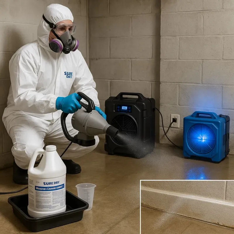 Sanitization and Odor Removal process in Radford, VA