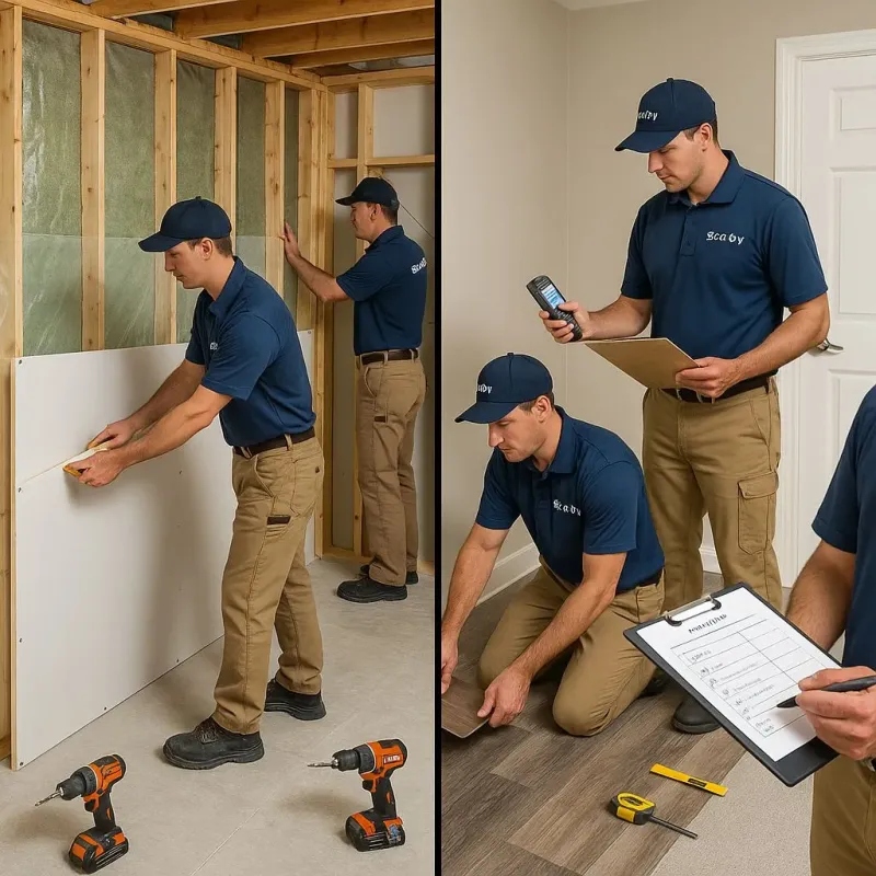 Repairs and Reconstruction process in Radford, VA